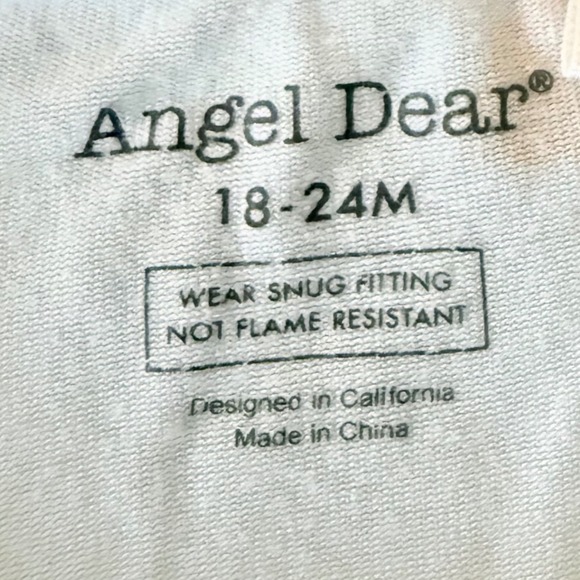 Angel Dear Toddler Pajamas Lot 3 One-Piece Sleepers 18–24M Bamboo Blend - Picture 7 of 8